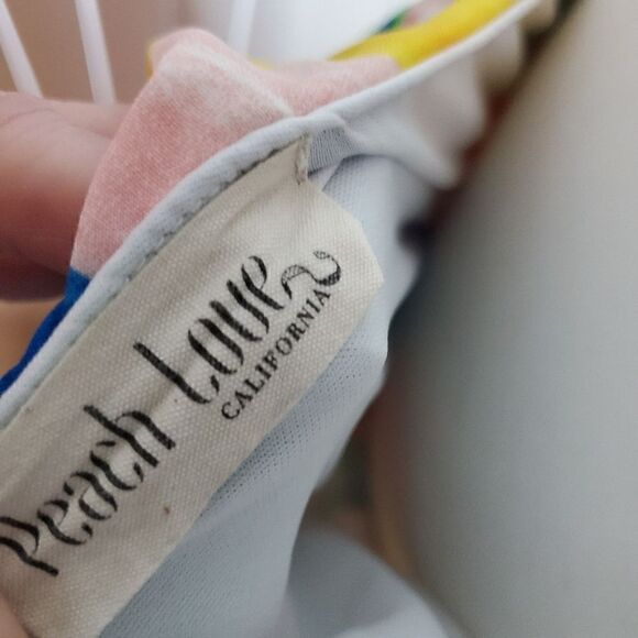 Peach Love California one shoulder dress L - Picture 8 of 10